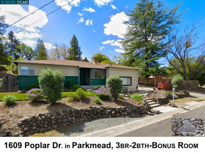 1609 Poplar Dr, Walnut Creek, CA | Parkmead. Photo 1 of 40